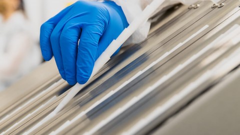 Cones being fed into JuanaRoll pre roll fill joint machine