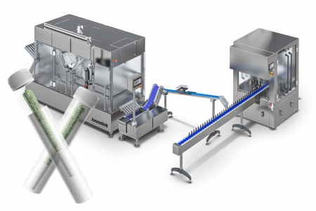 Automated Tube Pre Roll filling machine